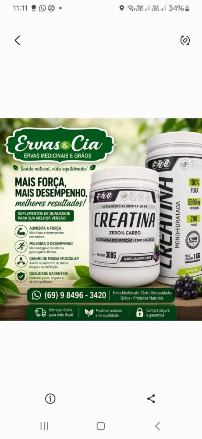 CREATINA PO 1KG