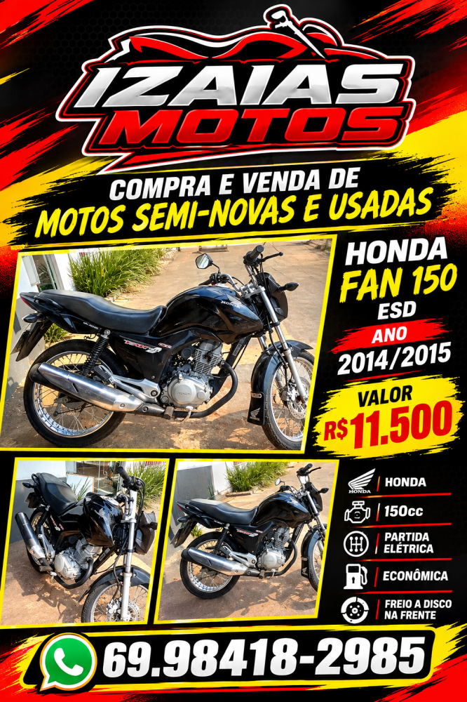 IZAIAS MOTOS COMPRA E VENDA