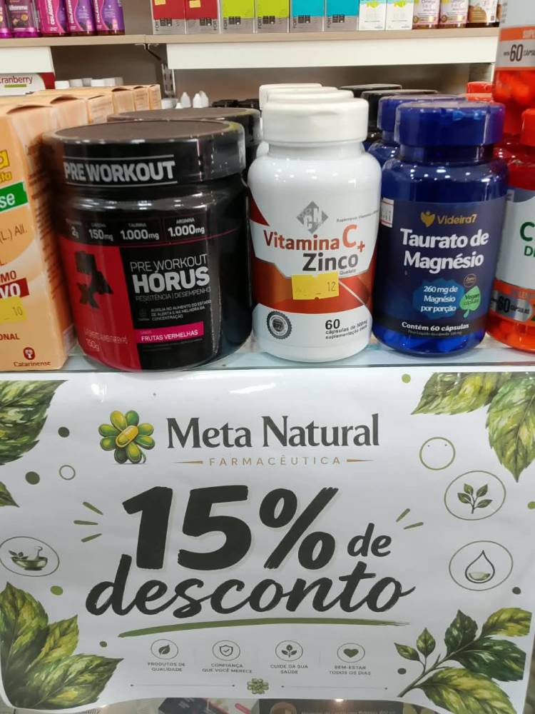 TODA LINHA DE PRODUTOS COM 15% DE DESCONTO