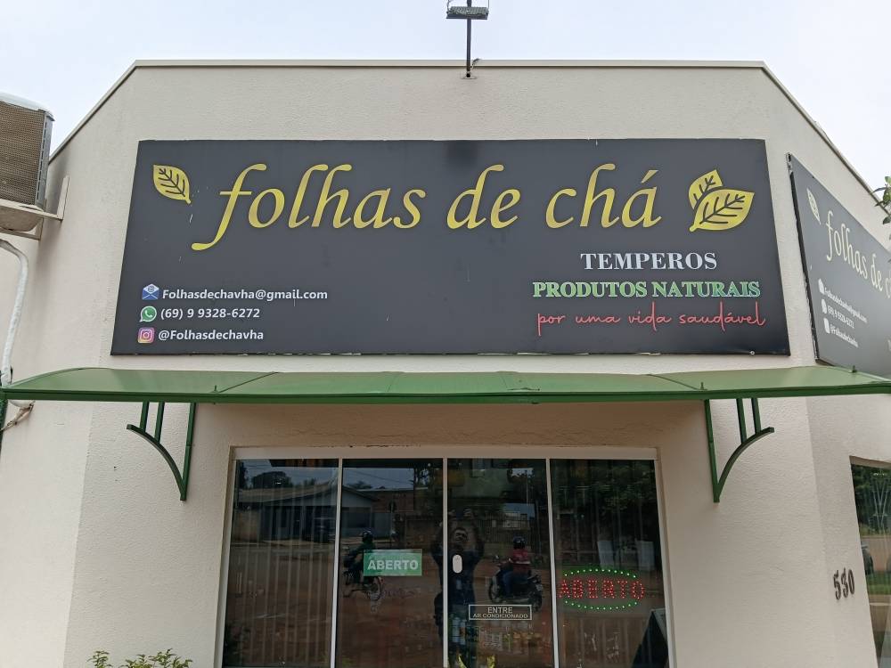 FOLHAS DE CHÁ PRODUTOS NATURAIS  E TEMPEROS