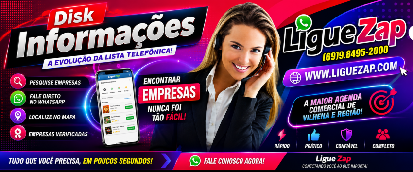 Banner LIGUE ZAP DISK INFORMACOES
