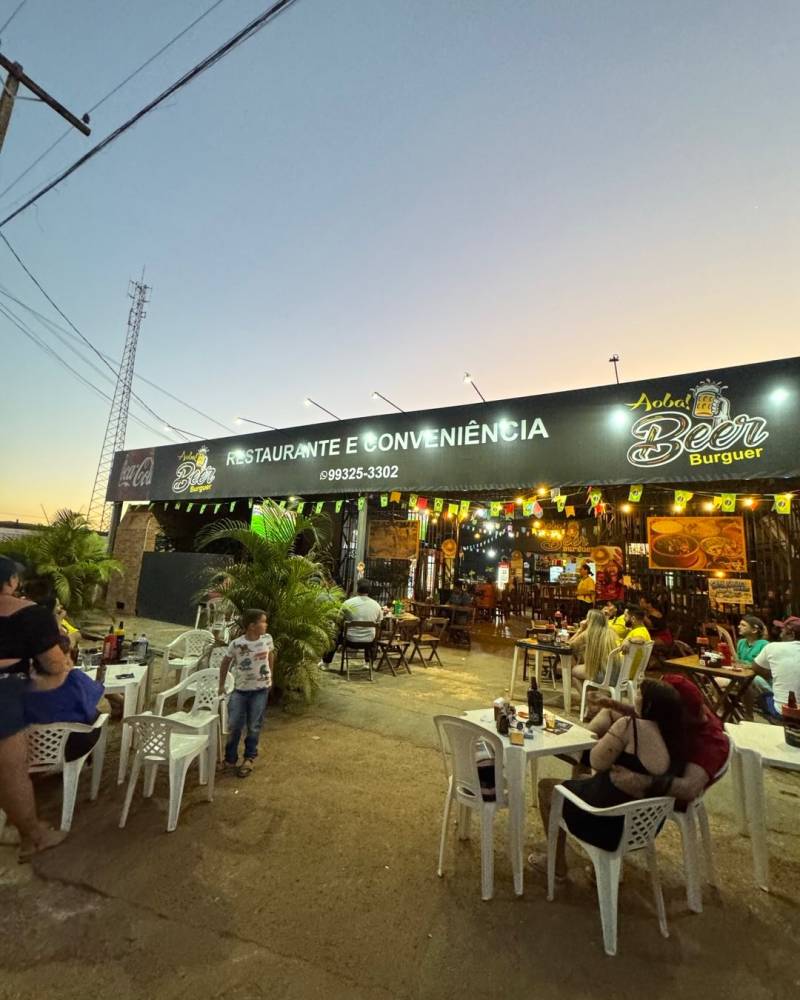 Banner AOBA BEER BURGER