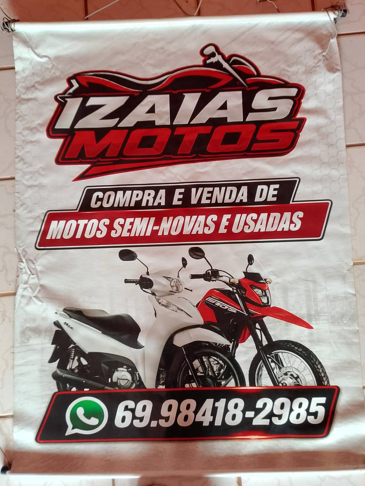 Banner IZAIAS MOTOS COMPRA E VENDA